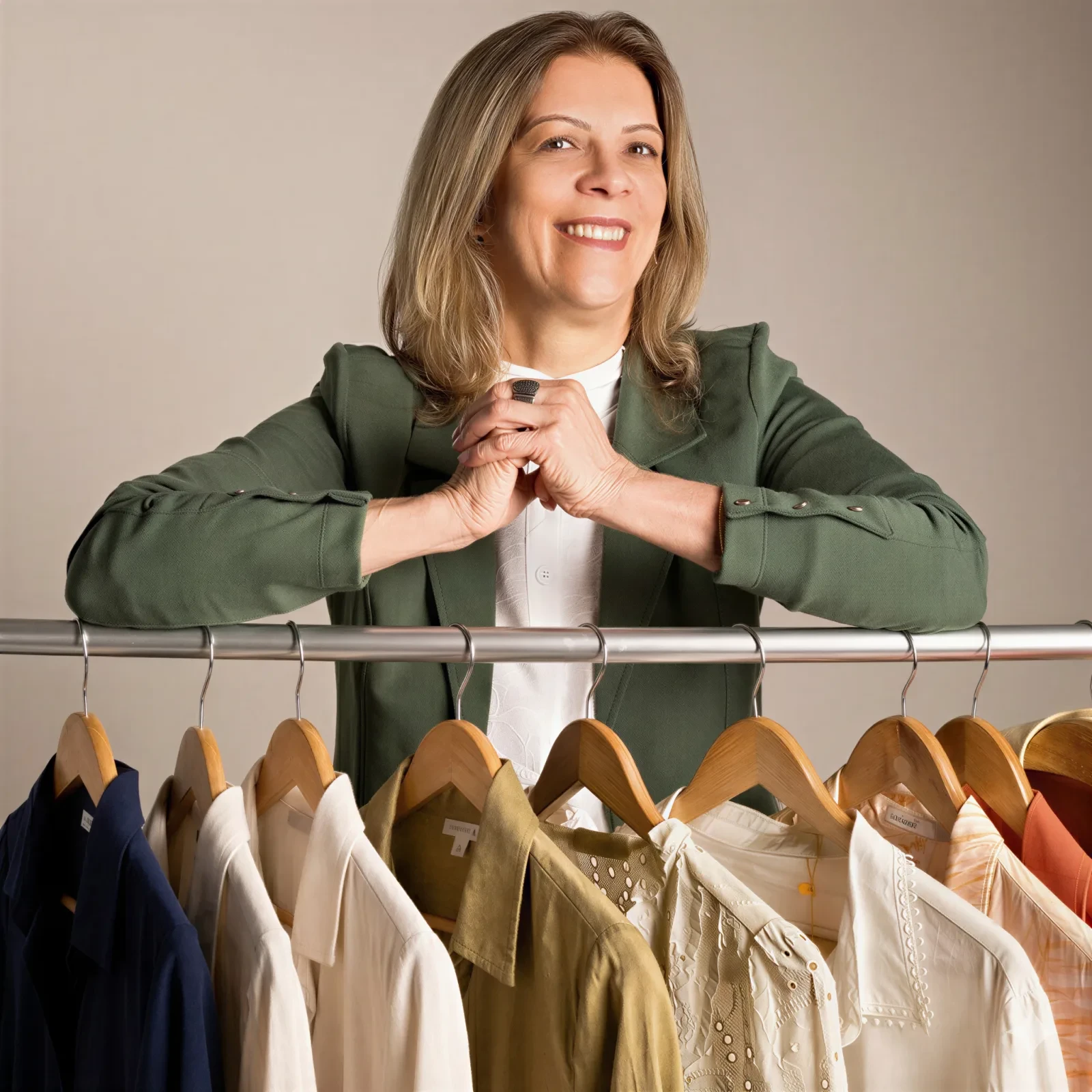 Fátima Françozo, fundadora da Stravaganzza Moda Feminina, na boutique do Centro de São Carlos